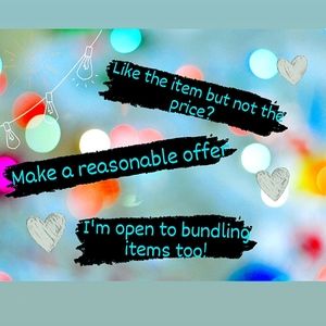 Open to OFFERS & BUNDLES